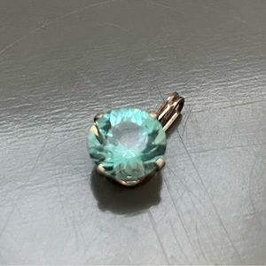 Blue gemstone pendant